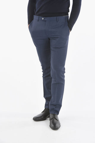 CC COLLECTION ACADEMY Lined Hopsack Suit with Flap Pocket