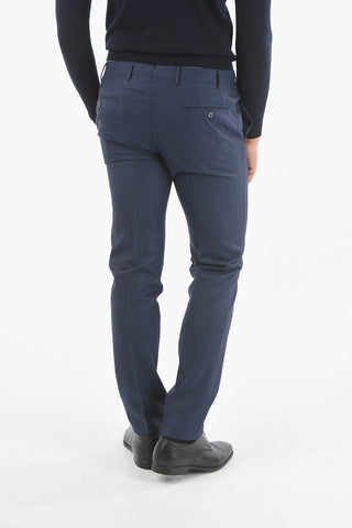 CC COLLECTION ACADEMY Lined Hopsack Suit with Flap Pocket