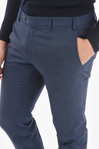 CC COLLECTION ACADEMY Lined Hopsack Suit with Flap Pocket