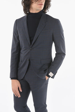 Abito 2 Bottoni LOOK con Motivo District Check