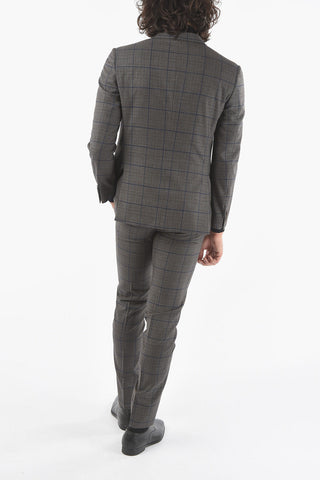 Lined Glen Plaid Suit with Side Vents