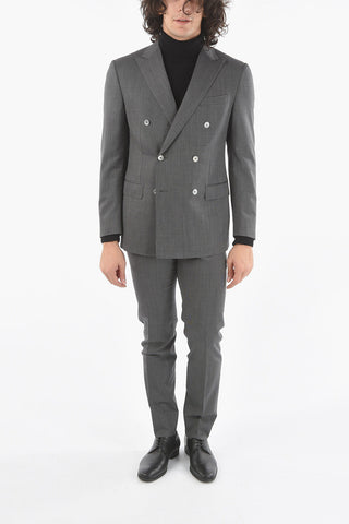 Double-breasted ACADEMY Peak Lapel Suit