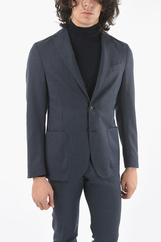 Abito Semifoderato WASHABLE Motivo Pincheck con Tasca a Filo