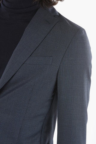 Abito Semifoderato WASHABLE Motivo Pincheck con Tasca a Filo