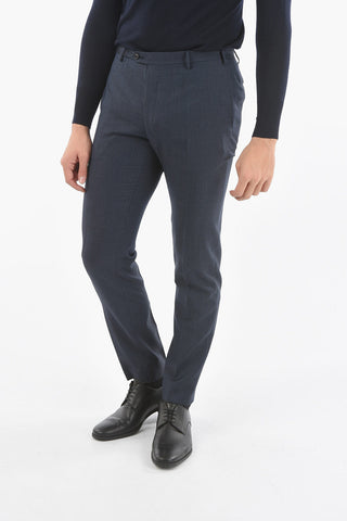 Abito Semifoderato WASHABLE Motivo Pincheck con Tasca a Filo