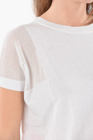 Maglia Leggera con Manica Corta Traforata