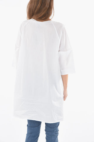 3/4 Sleeve Cotton Blouse