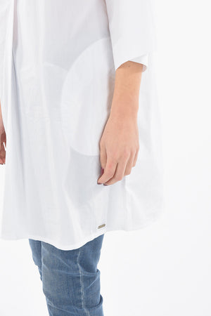 3/4 Sleeve Cotton Blouse