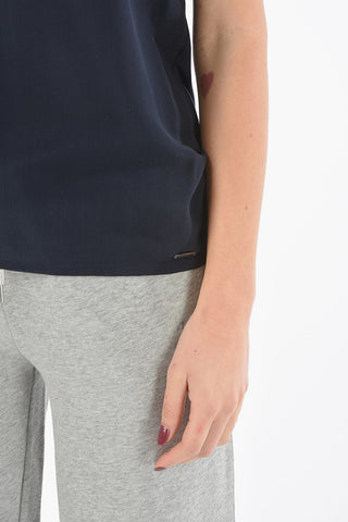 Double-Layered T-Shirt with Breast Pocket