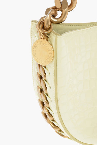 STELLA McCARTNEY FRAYME Shoulder Bag with Chain Handle and Shoulder Strap