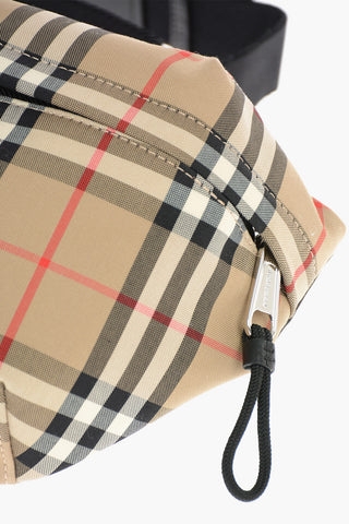 Cotton Pouch with Back Zip Pocket
