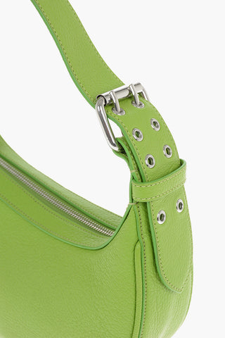 Borsa Hobo in Pelle con Chiusura a Zip