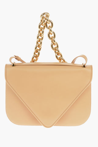 Borsa a Spalla in Pelle SMALL MOUNT con Tracolla e Catena