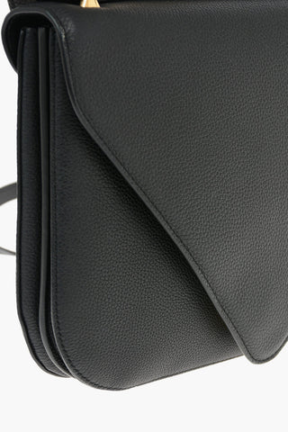 Leather MOUNT Handbag with Chain and Shoulder Strap