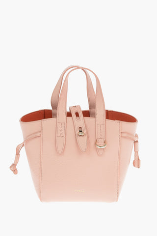 Borsa Mini Tote in Pelle Martellata