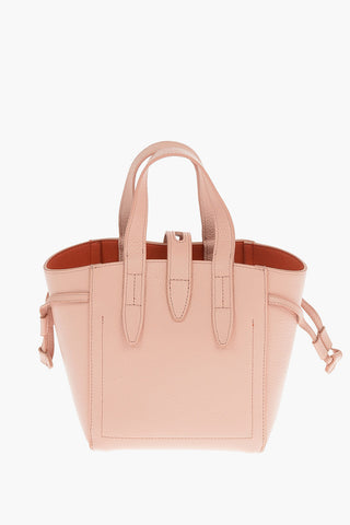 Borsa Mini Tote in Pelle Martellata