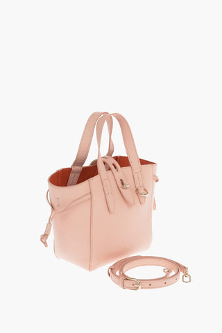 Borsa Mini Tote in Pelle Martellata