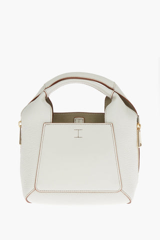 Borsa a Mano GILDA in Pelle con Tracolla Removibile