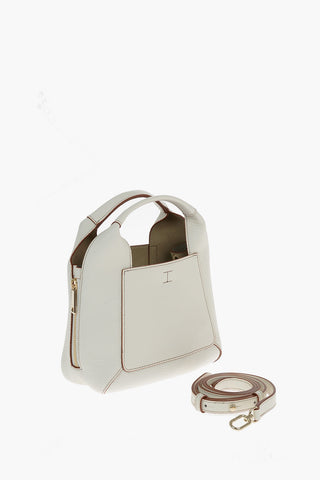 Borsa a Mano GILDA in Pelle con Tracolla Removibile