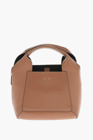 Borsa a Mano GILDA in Pelle con Tracolla Removibile