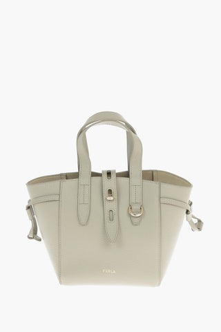 Borsa Mini Tote in Pelle Martellata