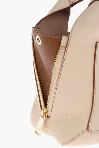 Borsa a Mano GILDA in Pelle con Tracolla Removibile