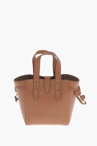 Borsa Mini Tote in Pelle Martellata