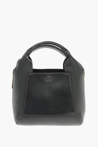 Borsa a Mano GILDA in Pelle con Tracolla Removibile