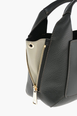 Borsa a Mano GILDA in Pelle con Tracolla Removibile