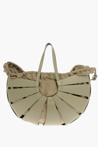 Cut Out Leather THE SHELL Handbag