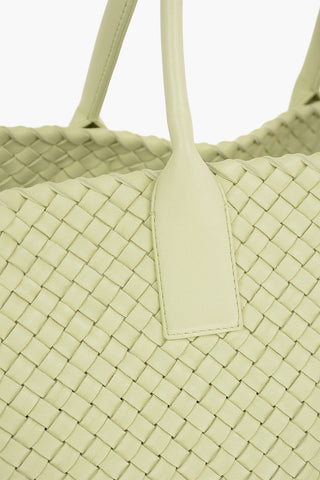 Borsa Tote in Pelle Intrecciata