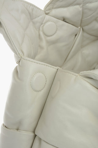 Borsa a Spalla PADDED LOCK in Pelle intrecciata