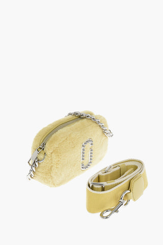 Eco-fur THE SNAPSHOT Mini Crossbody Bag with Studs