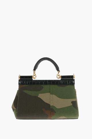 Borsa a Mano SICILY in Tessuto Camouflage
