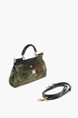 Borsa a Mano SICILY in Tessuto Camouflage