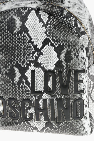 LOVE Zaino in Ecopelle Stampa Pitone