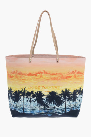 Sunset Printed Canvas Tote Bag