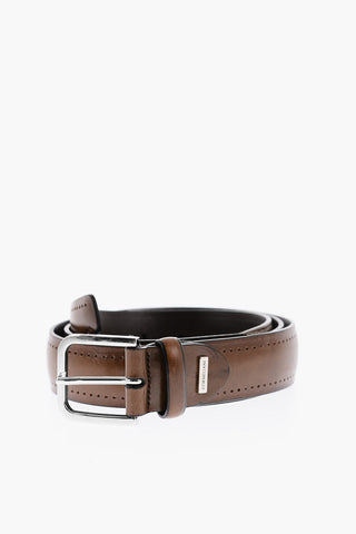 Metal Buckle Leather Belt