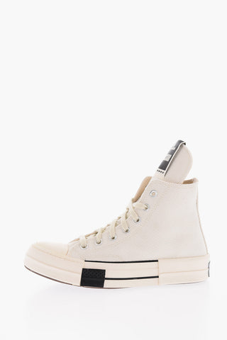 RICK OWENS DRKSHDW ALL STAR CHUCK TAYLOR Fabric High-Top Sneakers