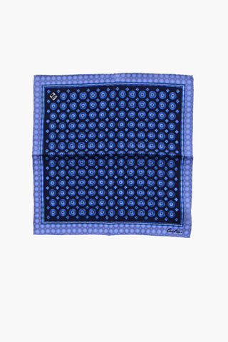 Geometric Patterned Silk Hankerchief