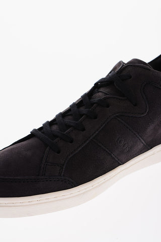 Sneakers in Pelle a Tinta Unita
