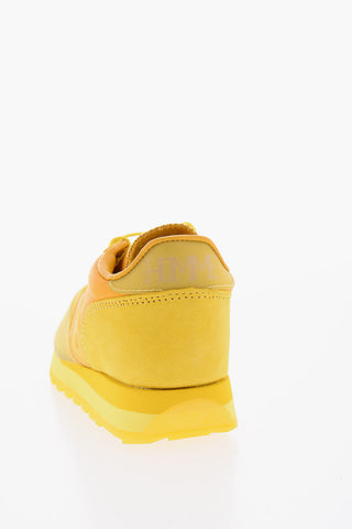 TRINIDAD JAMES Leather Low-Top Sneakers with Pvc Details