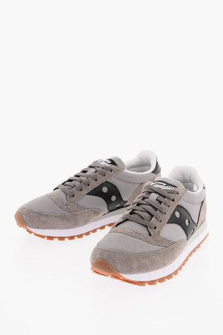 Leather and Fabric JAZZ 81 Sneakers with Contrasting Details