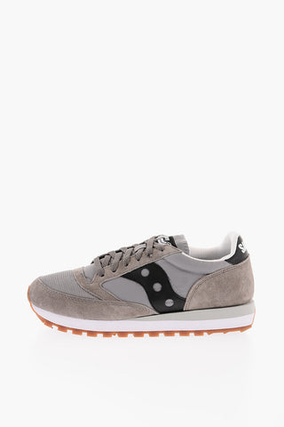 Leather and Fabric JAZZ 81 Sneakers with Contrasting Details