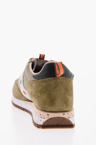 Leather and Fabric JAZZ 81 Sneakers with Contrasting Details