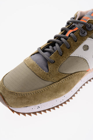 Leather and Fabric JAZZ 81 Sneakers with Contrasting Details