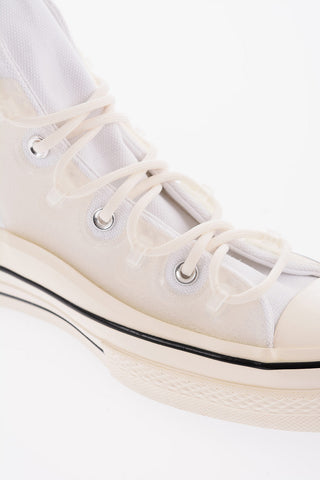 ALL STAR CHUCK TAYLOR Canvas High-Top Sneakers with Pvc Details