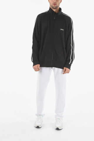 Contrasting Side Bands TRACK Sweatshirt