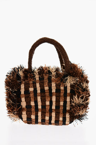 Woven Raffia DAPHNE Shoulder Bag