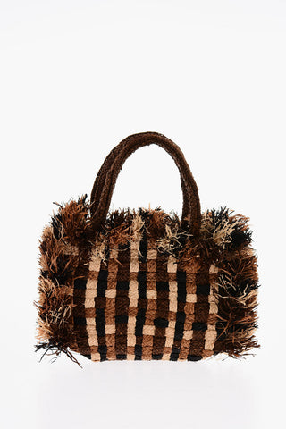 Woven Raffia DAPHNE Shoulder Bag